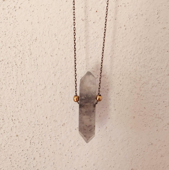 Crystal Quartz Pendulum Necklace NEW! - Picture 4 of 5